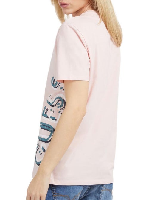 T-shirt guess rosa vertical para homem - Kiabi T-shirt guess rosa vertical para homem - Kiabi