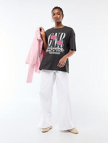 T-shirt 'Guns N'Roses' de manga curta