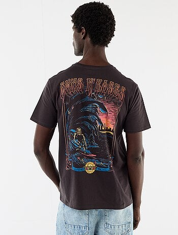 T-shirt 'Guns'N Roses' de manga curta