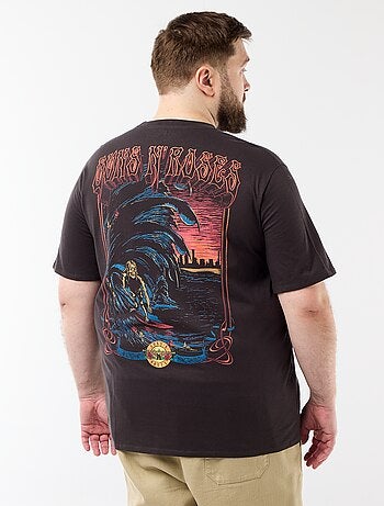 T-shirt 'Guns\'N Roses' de manga curta