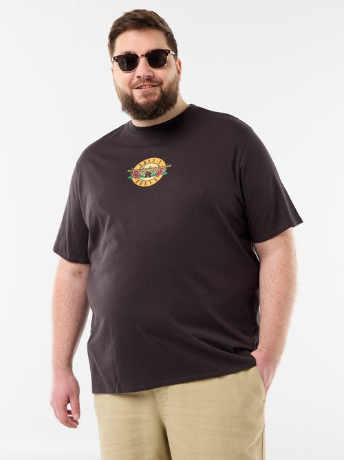 T-shirt 'Guns\'N Roses' de manga curta - Kiabi