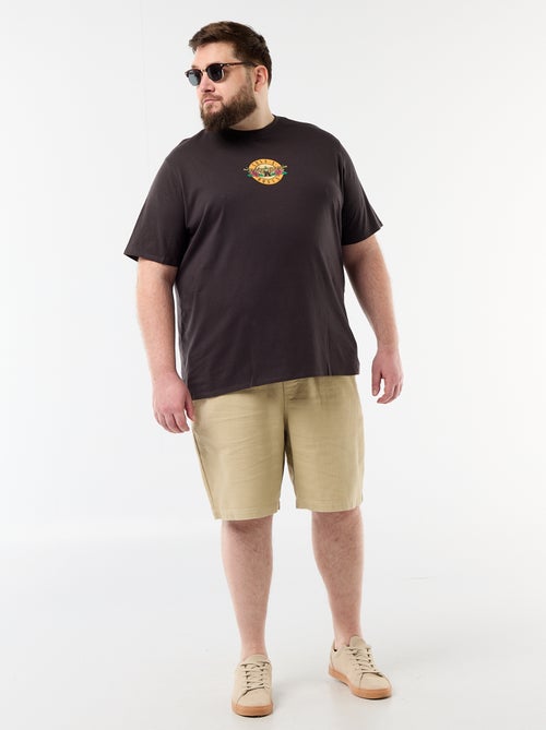 T-shirt 'Guns\'N Roses' de manga curta - Kiabi