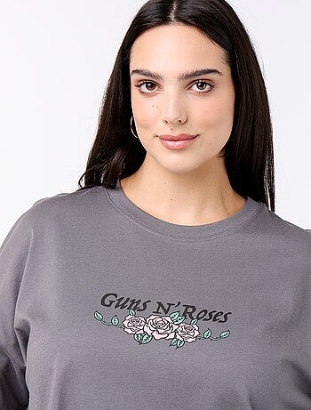 T-shirt 'Guns'n'Roses' de manga curta