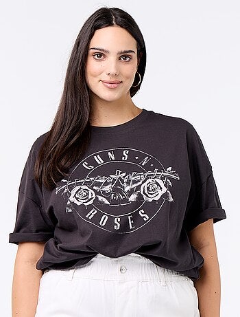 T-shirt 'Guns'n'Roses' de manga curta