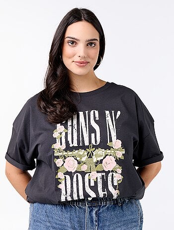 T-shirt 'Guns'n'Roses' de manga curta
