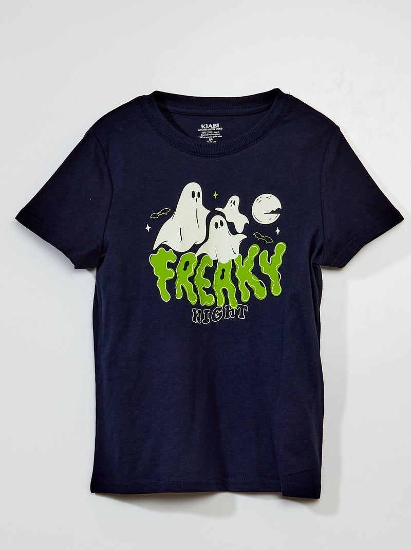 T-shirt 'Halloween' AZUL - Kiabi