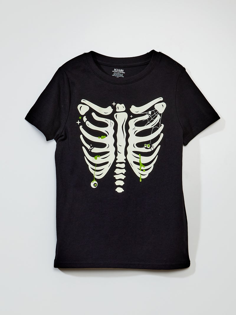 T-shirt 'Halloween' BRANCO - Kiabi