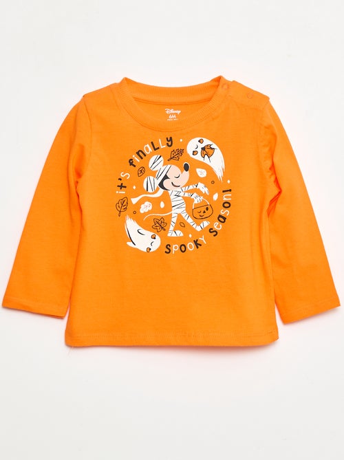 T-shirt Halloween 'Mickey' em algodão - Kiabi
