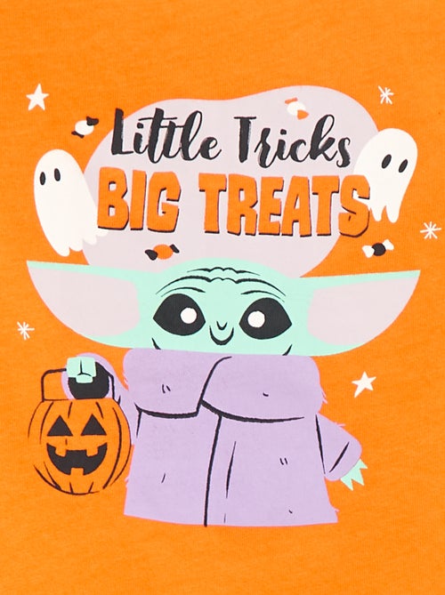 T-shirt Halloween 'Star Wars' 'Grogu' em algodão - Kiabi