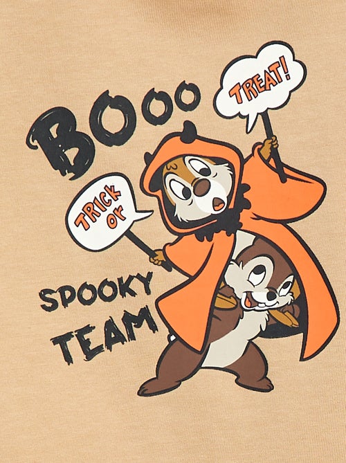 T-shirt Halloween 'Tic e Tac' em algodão - Kiabi