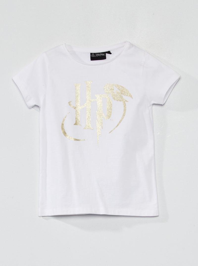 T-shirt 'Harry Potter' Branco - Kiabi