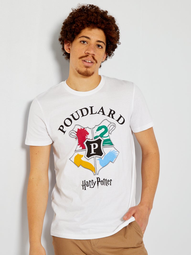 T-shirt 'Harry Potter' Branco - Kiabi