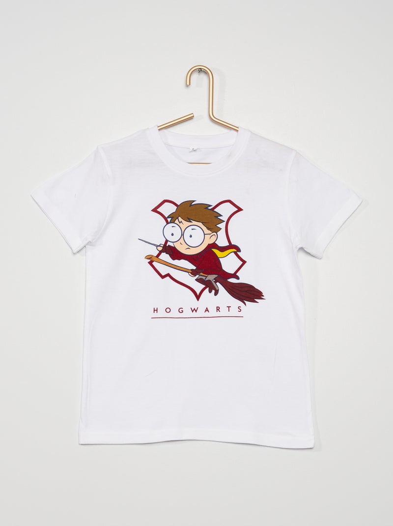 T-shirt 'Harry Potter' Branco - Kiabi