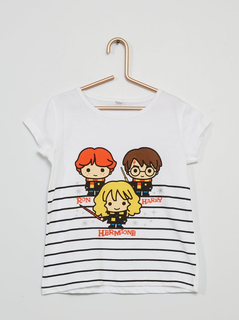 T-shirt 'Harry Potter' Branco - Kiabi