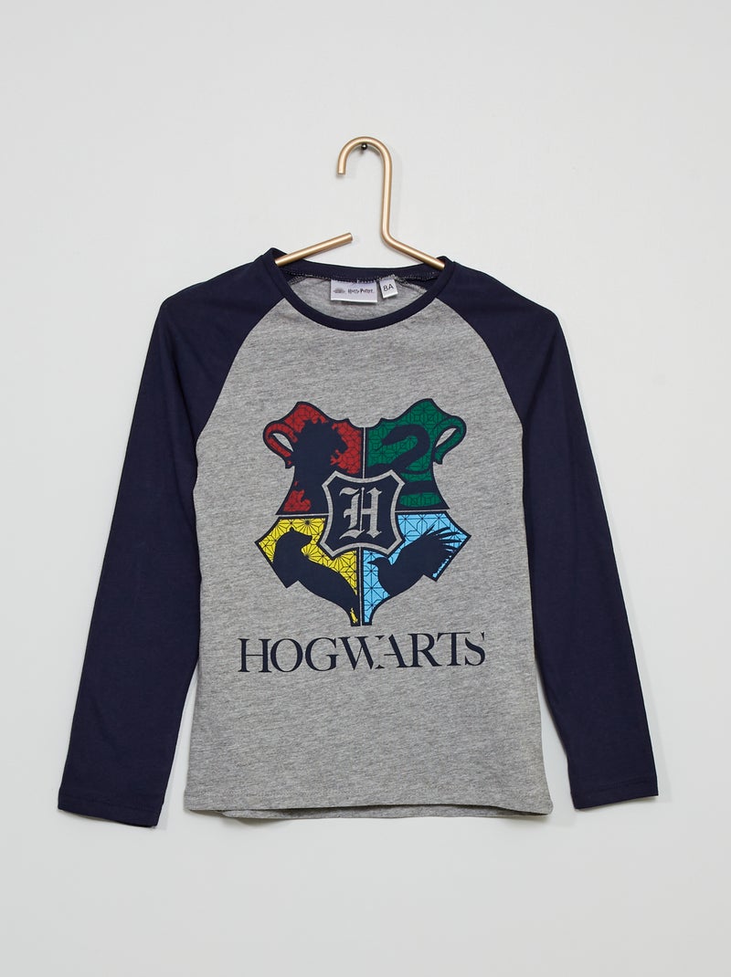 T-shirt 'Harry Potter' Cinza/ Marinho - Kiabi