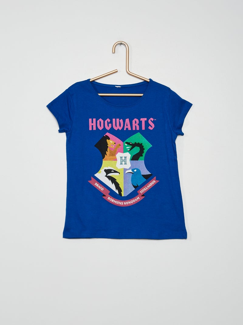 T-shirt 'Harry Potter' com estampado Azul - Kiabi