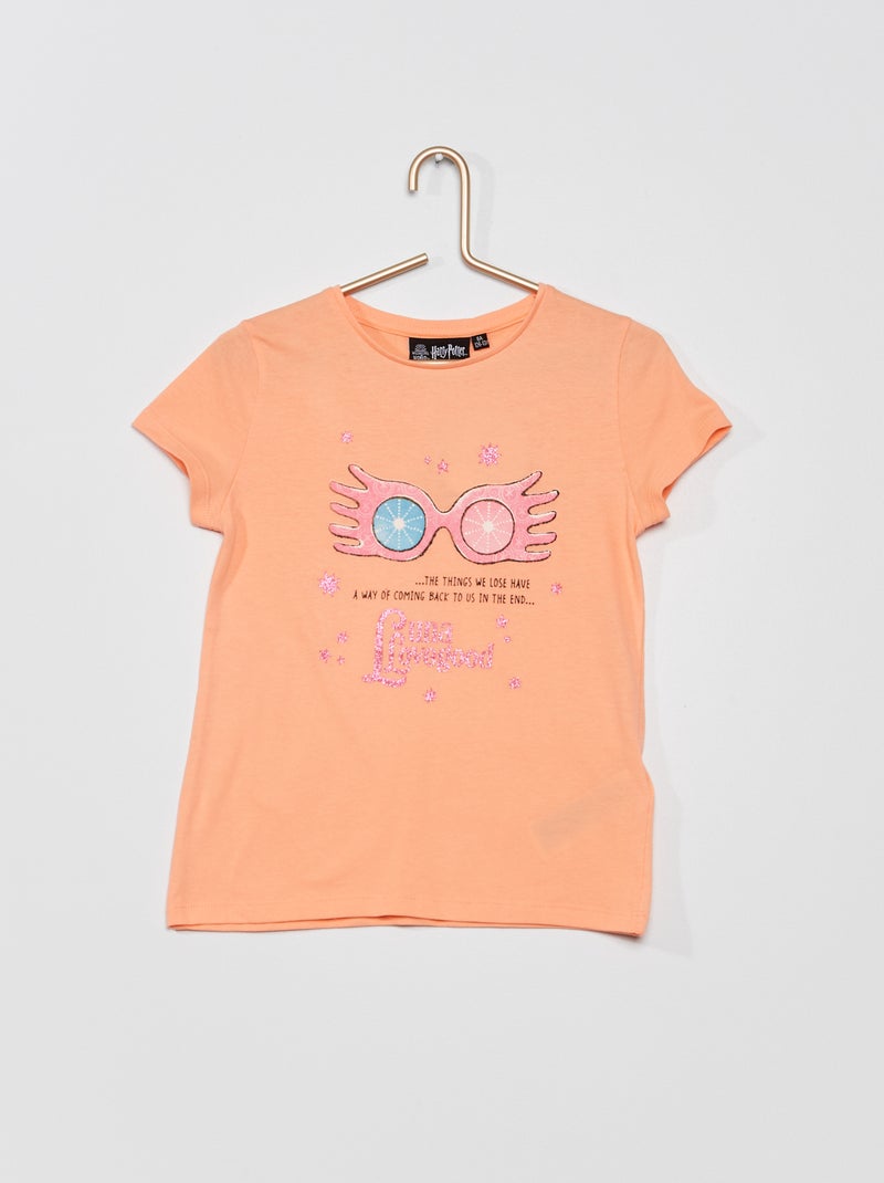 T-shirt 'Harry Potter' em jersey LARANJA - Kiabi