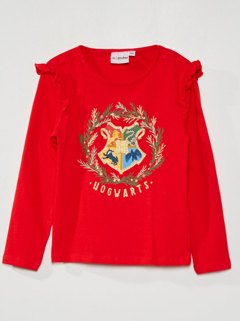 T-shirt 'Harry Potter' em jersey Vermelho - Kiabi