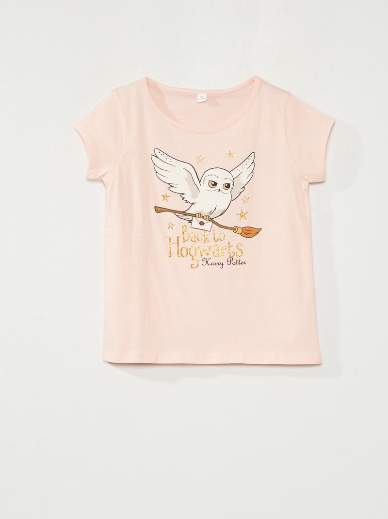 T-shirt 'Harry Potter' 'Hedwig' Rosa - Kiabi