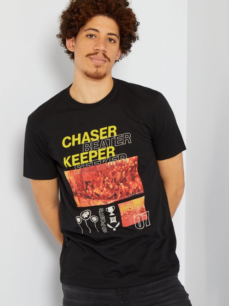 T-shirt 'Harry Potter' Preto - Kiabi