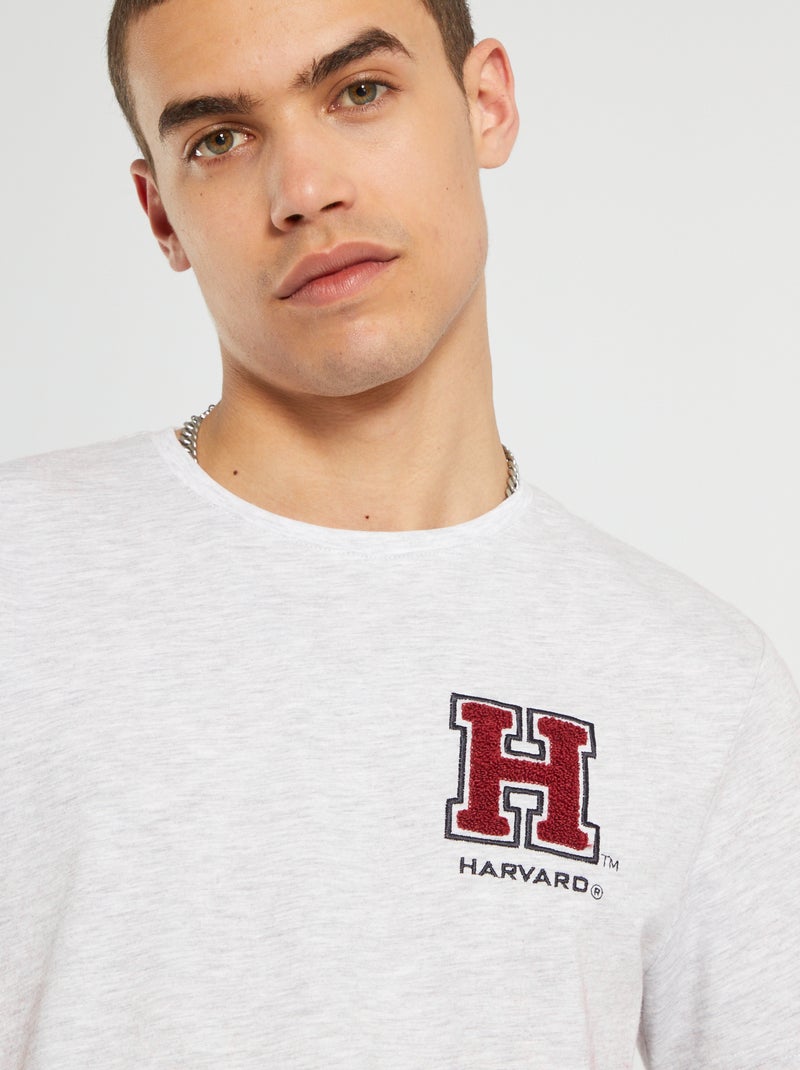 T-shirt 'Harvard' CINZA - Kiabi
