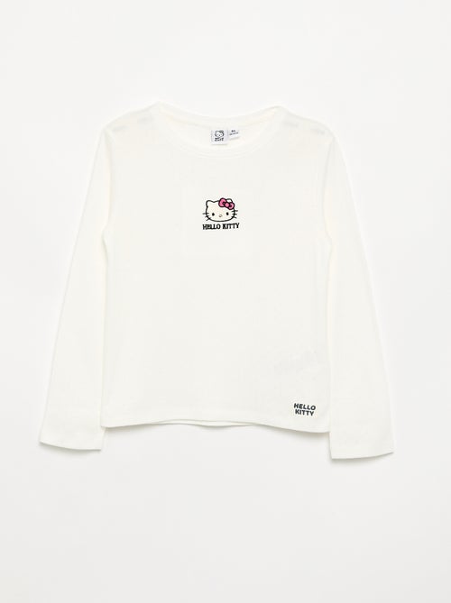 T-shirt 'Hello Kitty' de manga comprida - Kiabi T-shirt 'Hello Kitty' de manga comprida - Kiabi