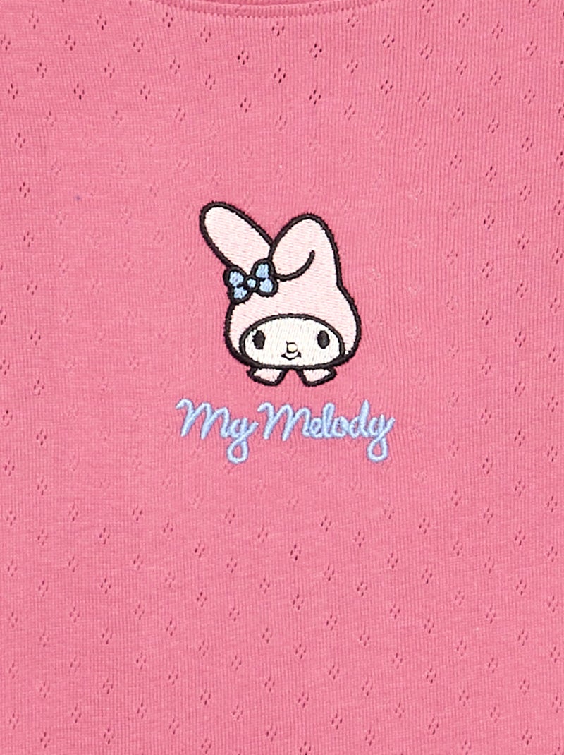T-shirt 'Hello Kitty' de manga comprida Rosa - Kiabi