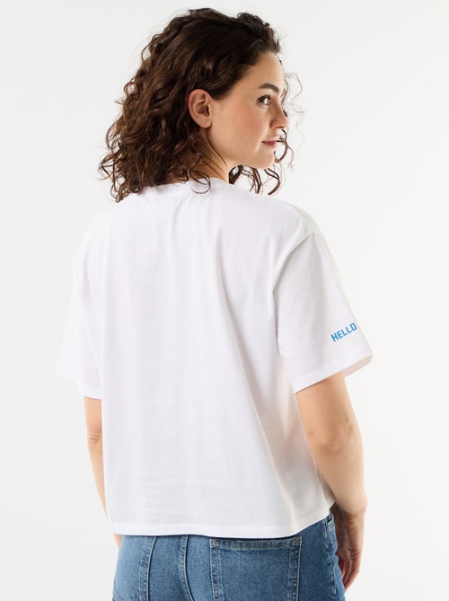 T-shirt 'Hello Kitty' de manga curta - Kiabi