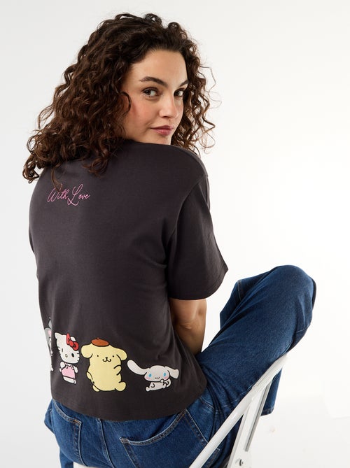 T-shirt 'Hello Kitty' de manga curta - Kiabi