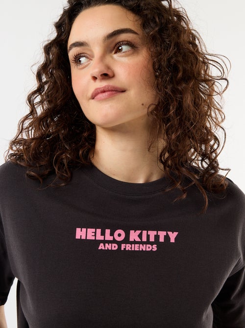 T-shirt 'Hello Kitty' de manga curta - Kiabi