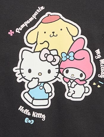 T-shirt 'Hello Kitty' de manga curta