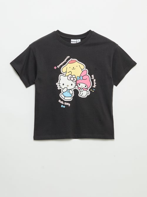 T-shirt 'Hello Kitty' de manga curta - Kiabi