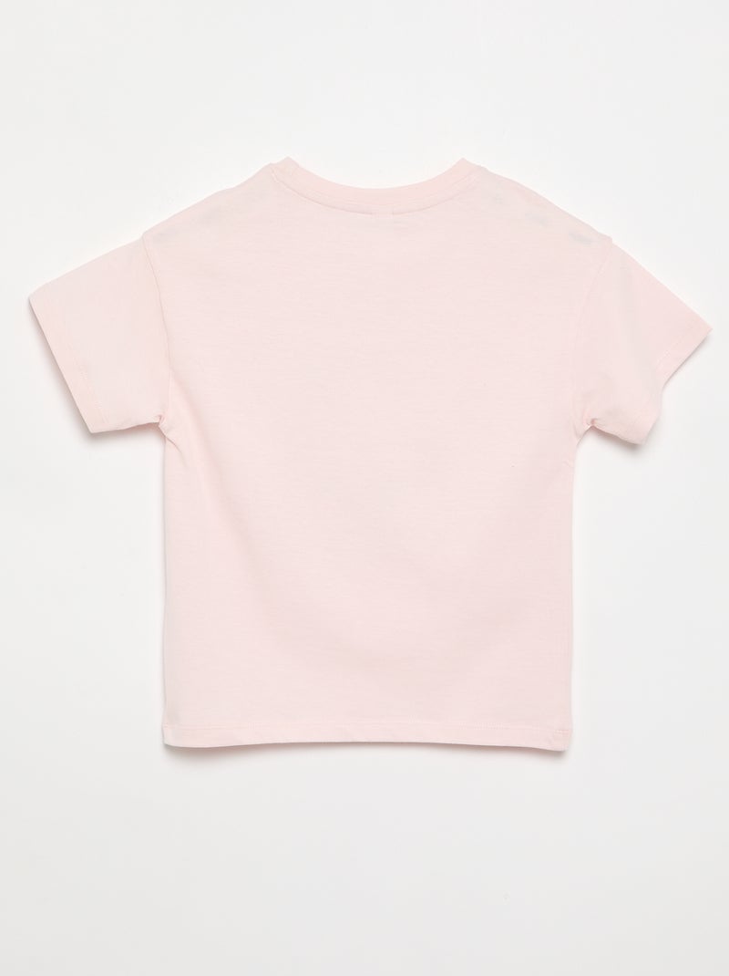 T-shirt 'Hello Kitty' de manga curta Rosa - Kiabi