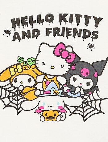 T-shirt 'Hello Kitty' 'Halloween' de manga comprida