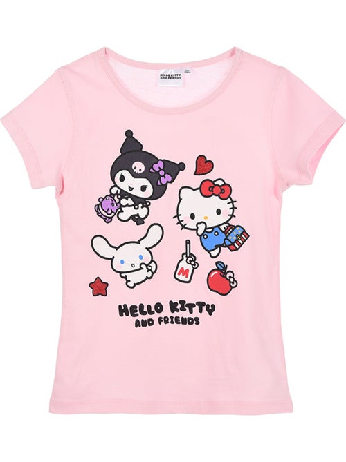 T-shirt hello kitty rosa menina | licença oficial - Kiabi