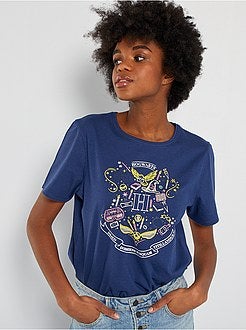 T-shirt 'Hogwarts' 'Harry Potter' - Kiabi