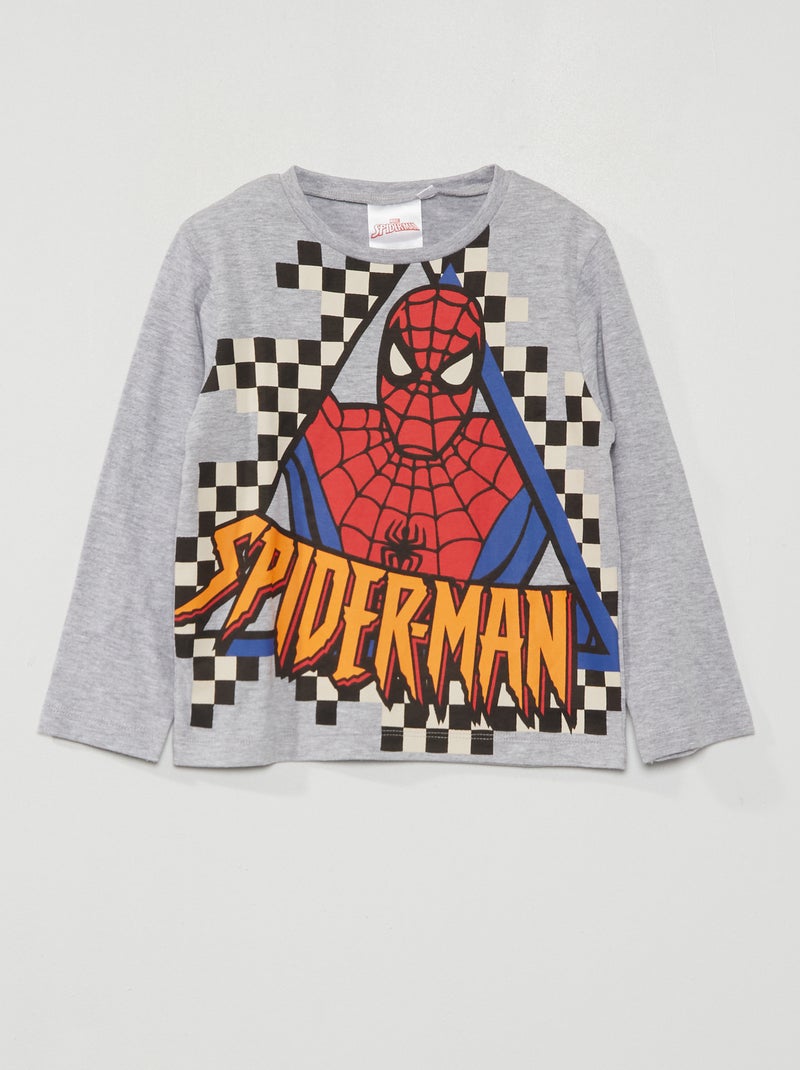 T-shirt 'Homem-Aranha' 'Marvel' Cinza - Kiabi