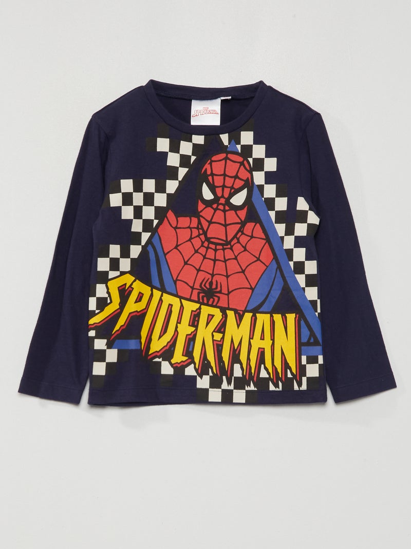 T-shirt 'Homem-Aranha' 'Marvel' Preto - Kiabi