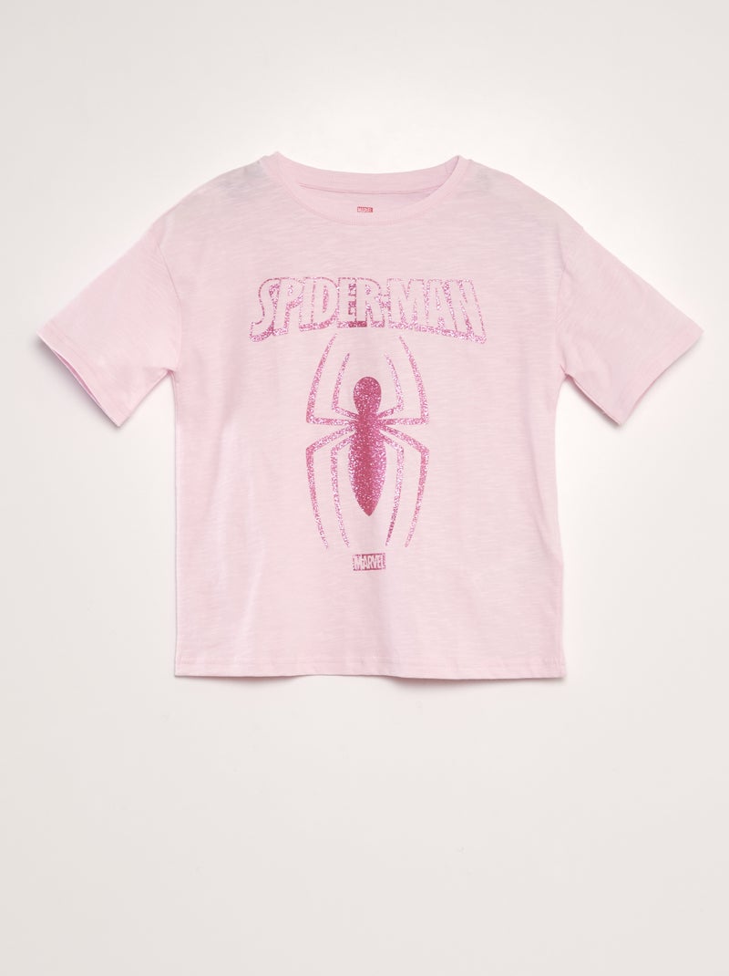 T-shirt 'Homem-Aranha' ROSA - Kiabi