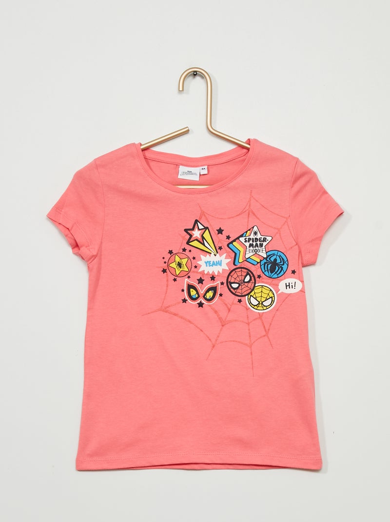 T-shirt 'Homem-Aranha' ROSA - Kiabi