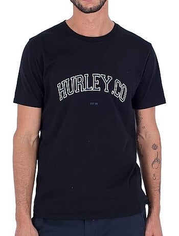 T-shirt hurley h20 dri autêntica para homem em preto