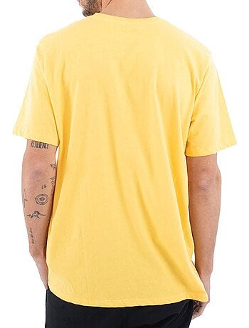 T-shirt hurley rolling hills amarelo para homem