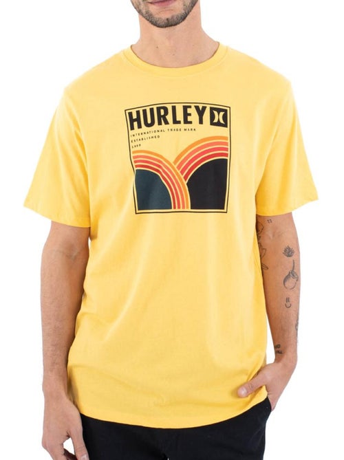 T-shirt hurley rolling hills amarelo para homem - Kiabi T-shirt hurley rolling hills amarelo para homem - Kiabi