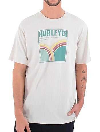 T-shirt hurley rolling hills amarelo para homem