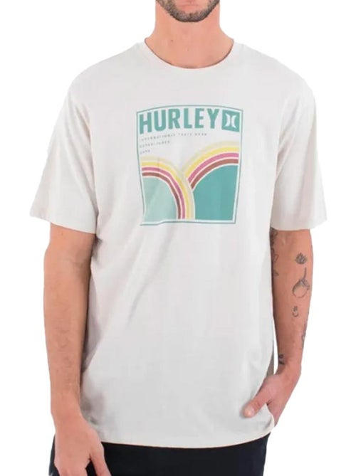 T-shirt hurley rolling hills bege para homem - Kiabi