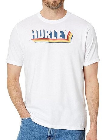 T-shirt hurley shadow blinds branco para homem