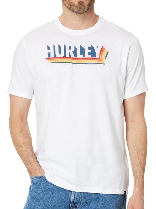 T-shirt hurley shadow blinds branco para homem - Kiabi