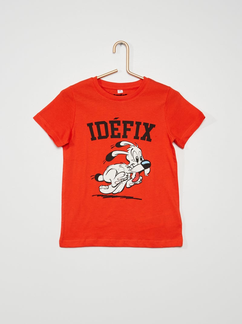 T-shirt 'Ideiafix' Vermelho - Kiabi
