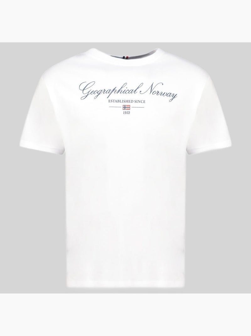 T-shirt illumine – geographical norway Branco - Kiabi