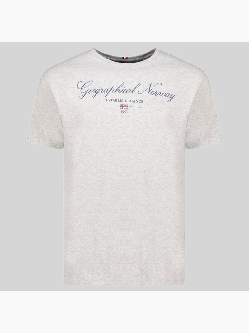 T-shirt illumine – geographical norway Cinza claro - Kiabi